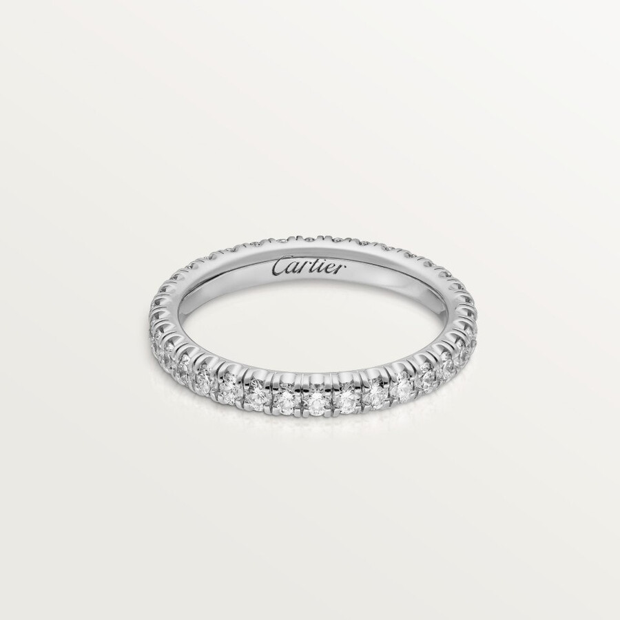 etincelle de cartier ehering 2 mm breit mit pavé-fassung