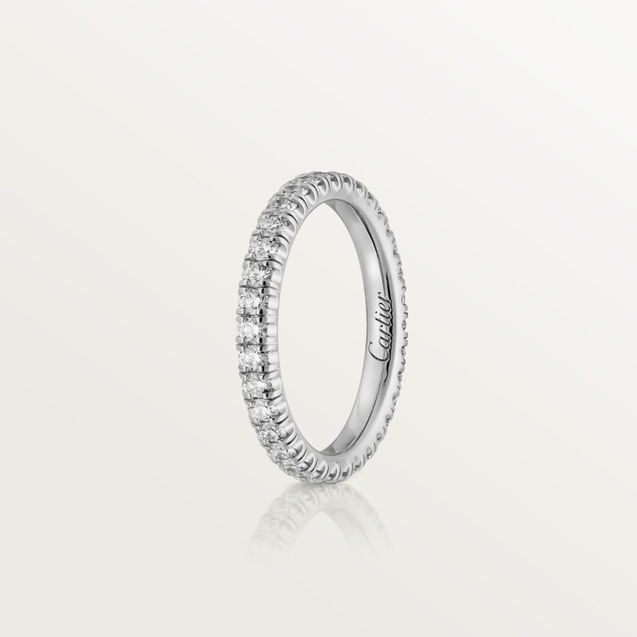 etincelle de cartier ehering 2 mm breit mit pavé-fassung