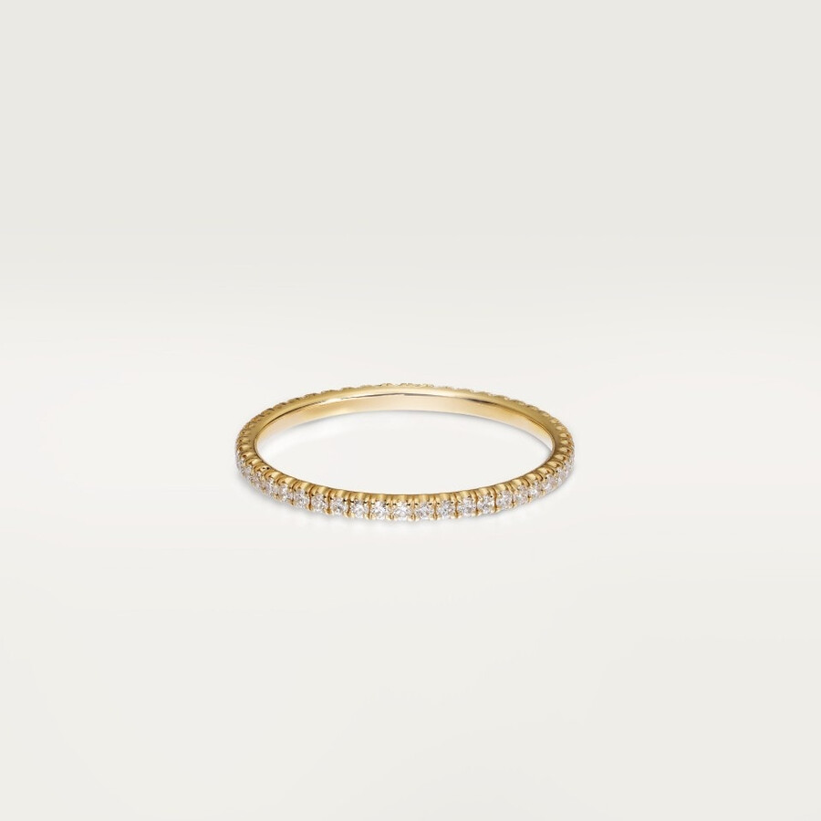 etincelle de cartier ehering breite 15 mm pavé-fassung