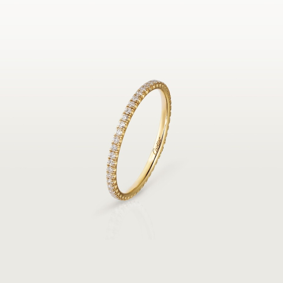 etincelle de cartier ehering breite 15 mm pavé-fassung