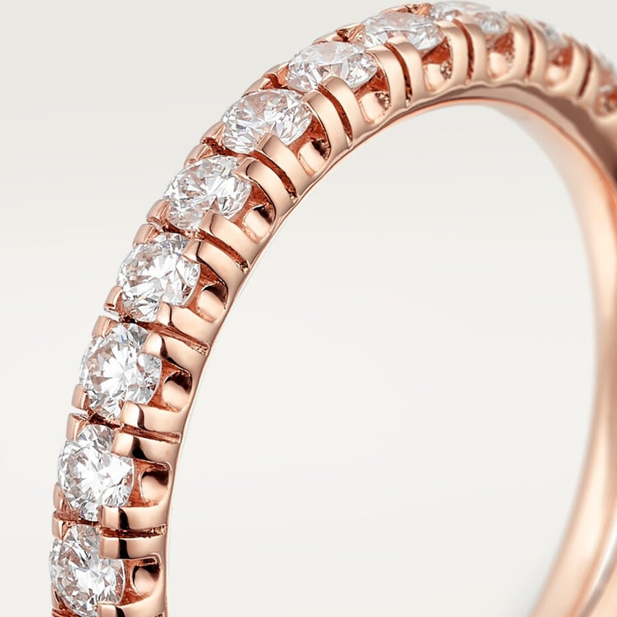 etincelle de cartier ehering 26 mm breit halbpavé