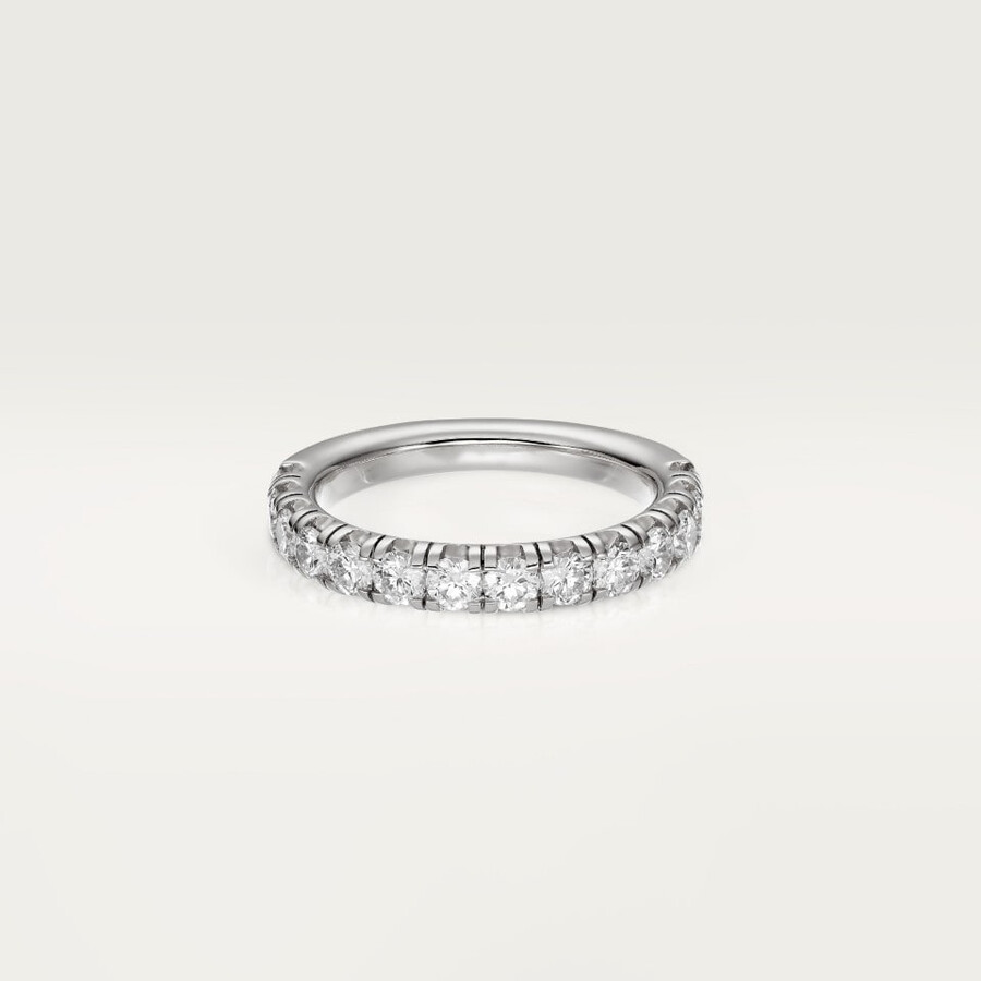 etincelle de cartier ehering 35 mm breit halbpavé