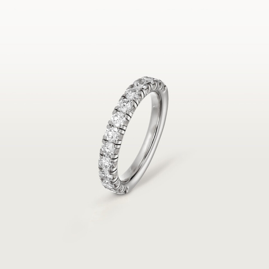 etincelle de cartier ehering 35 mm breit halbpavé