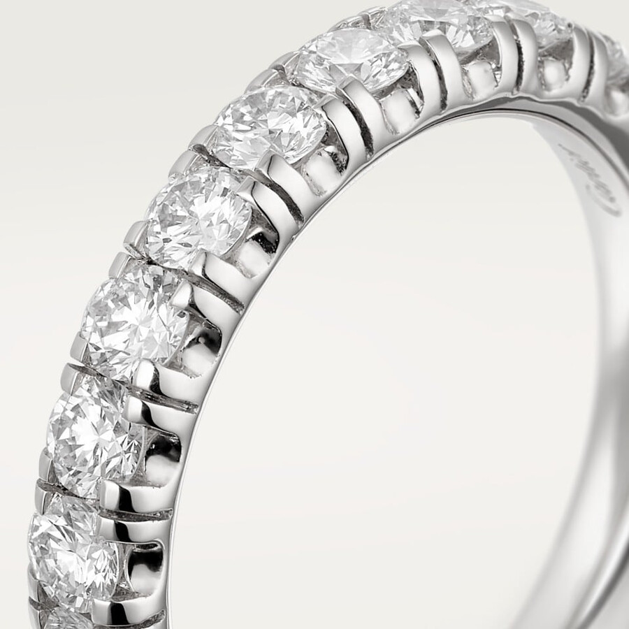 etincelle de cartier ehering 35 mm breit halbpavé
