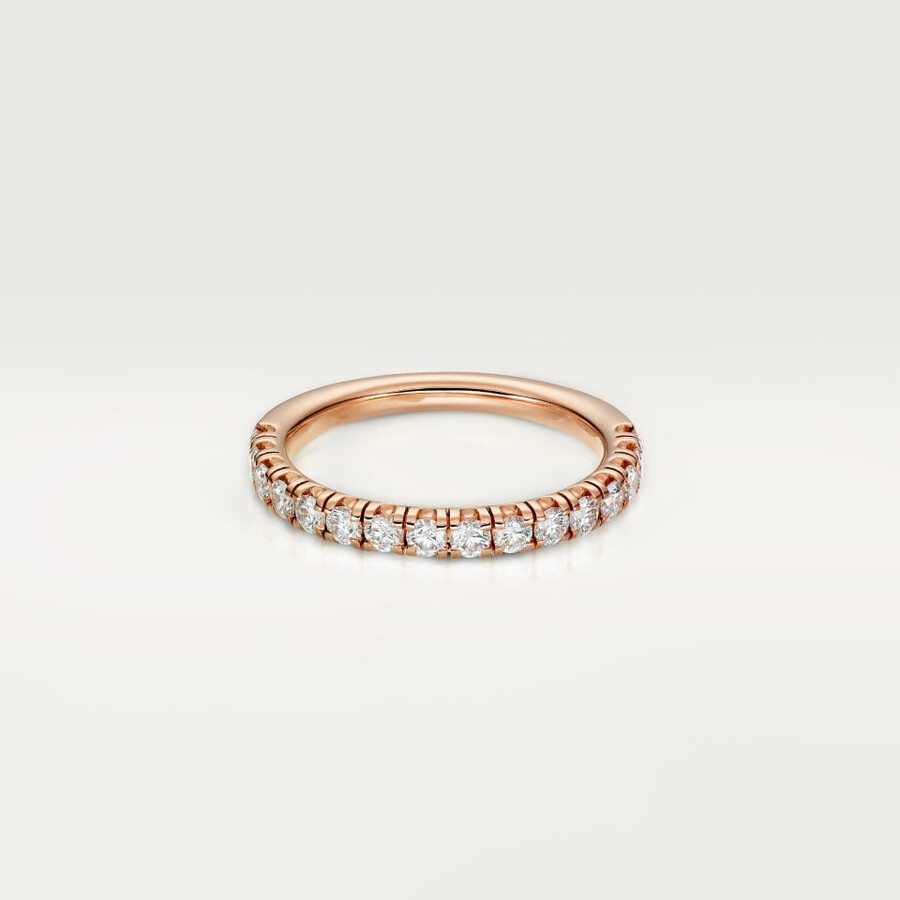 etincelle de cartier ehering 2 mm breit halbpavé