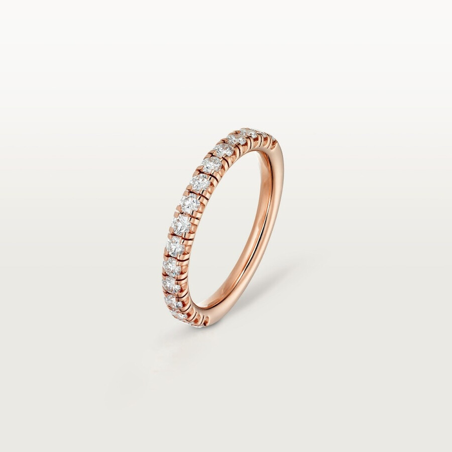 etincelle de cartier ehering 2 mm breit halbpavé