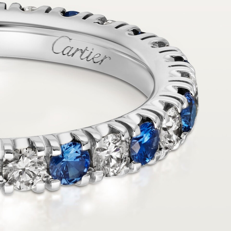 etincelle de cartier ehering 26 mm breit mit pavé-fassung