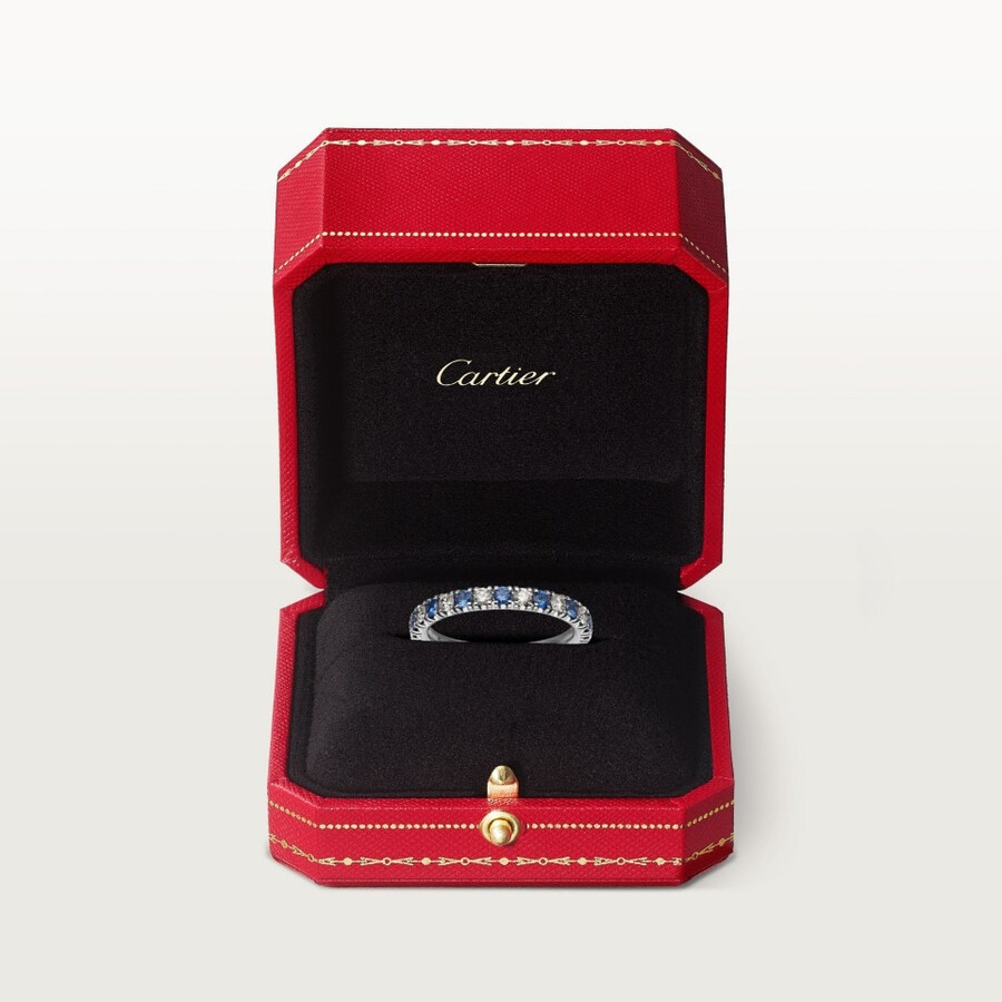 etincelle de cartier ehering 26 mm breit mit pavé-fassung