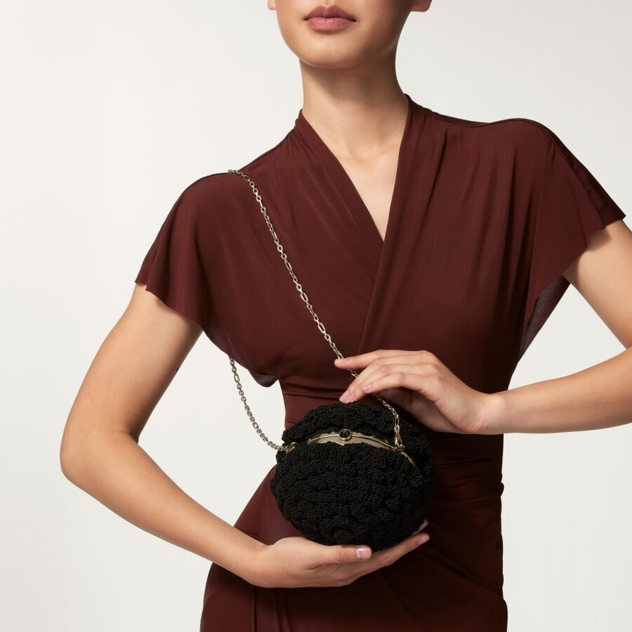 runde häkeltasche cartier soir