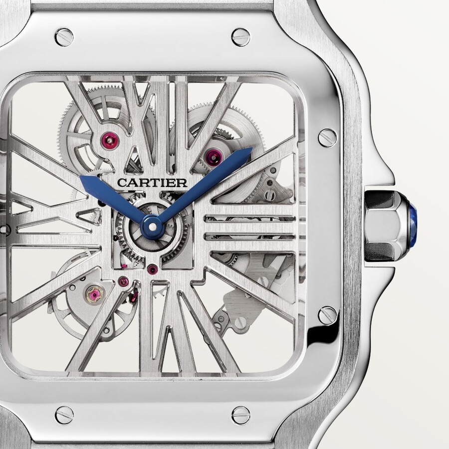 skelettuhr von santos de cartier