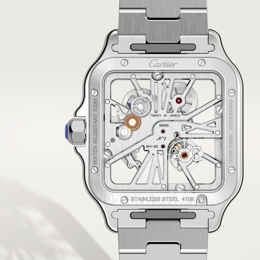skelettuhr von santos de cartier