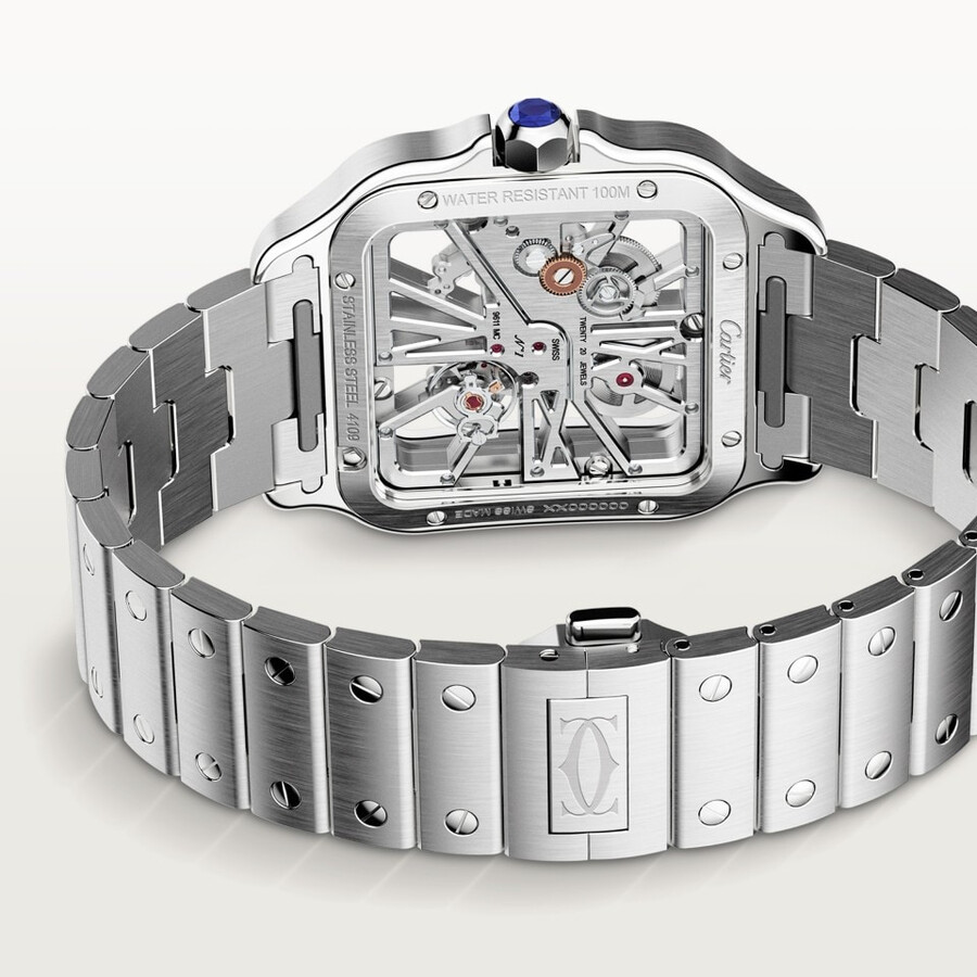 skelettuhr von santos de cartier