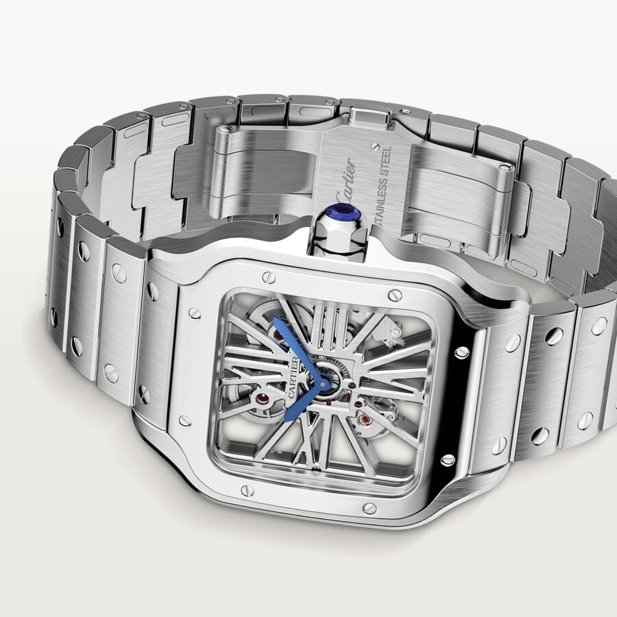 skelettuhr von santos de cartier