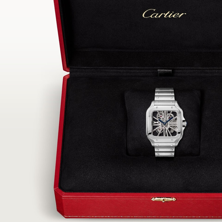 skelettuhr von santos de cartier