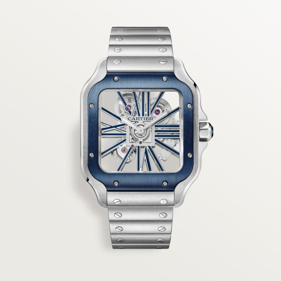 skelettuhr von santos de cartier
