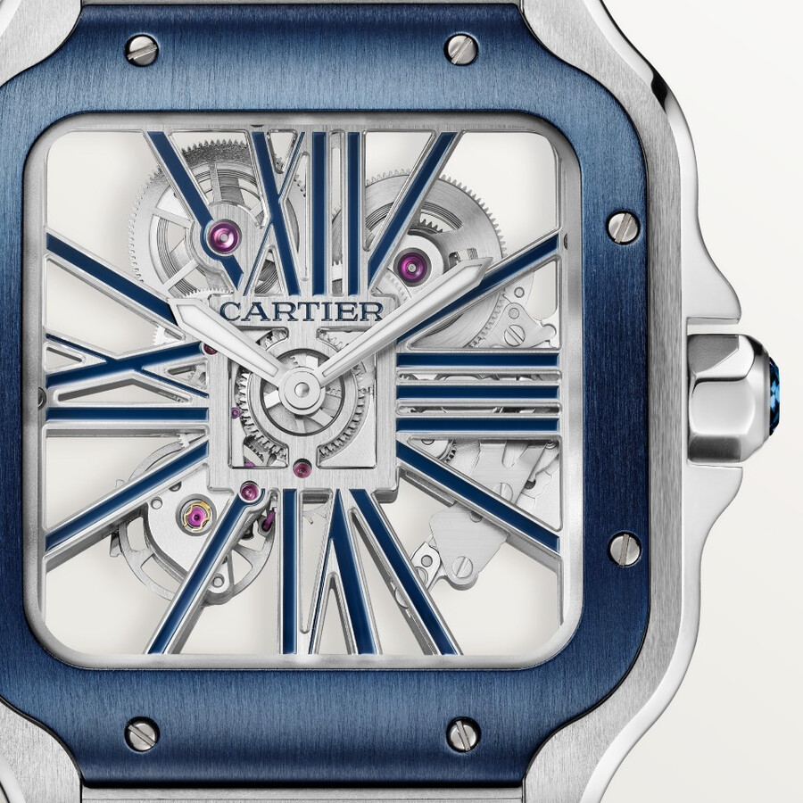 skelettuhr von santos de cartier