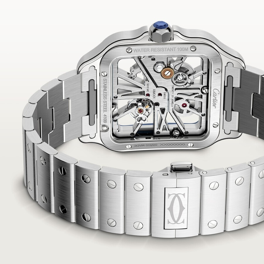 skelettuhr von santos de cartier