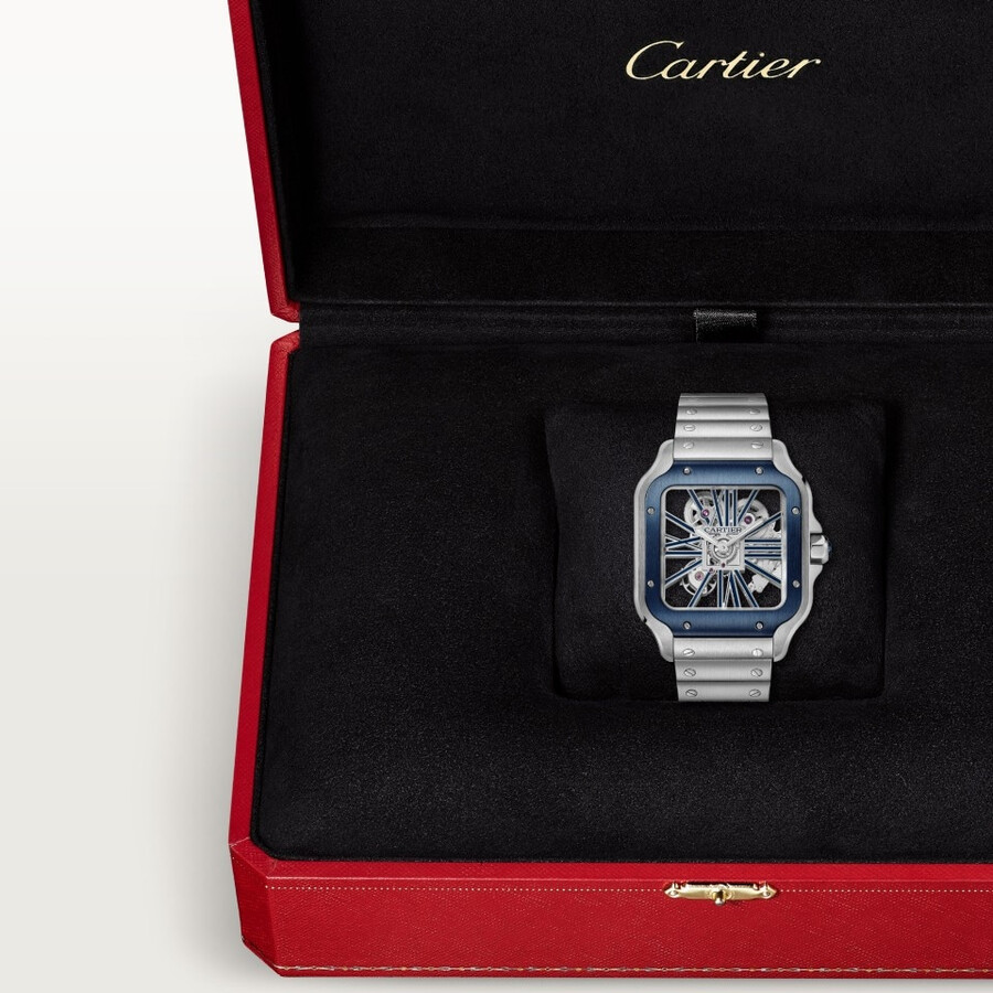 skelettuhr von santos de cartier