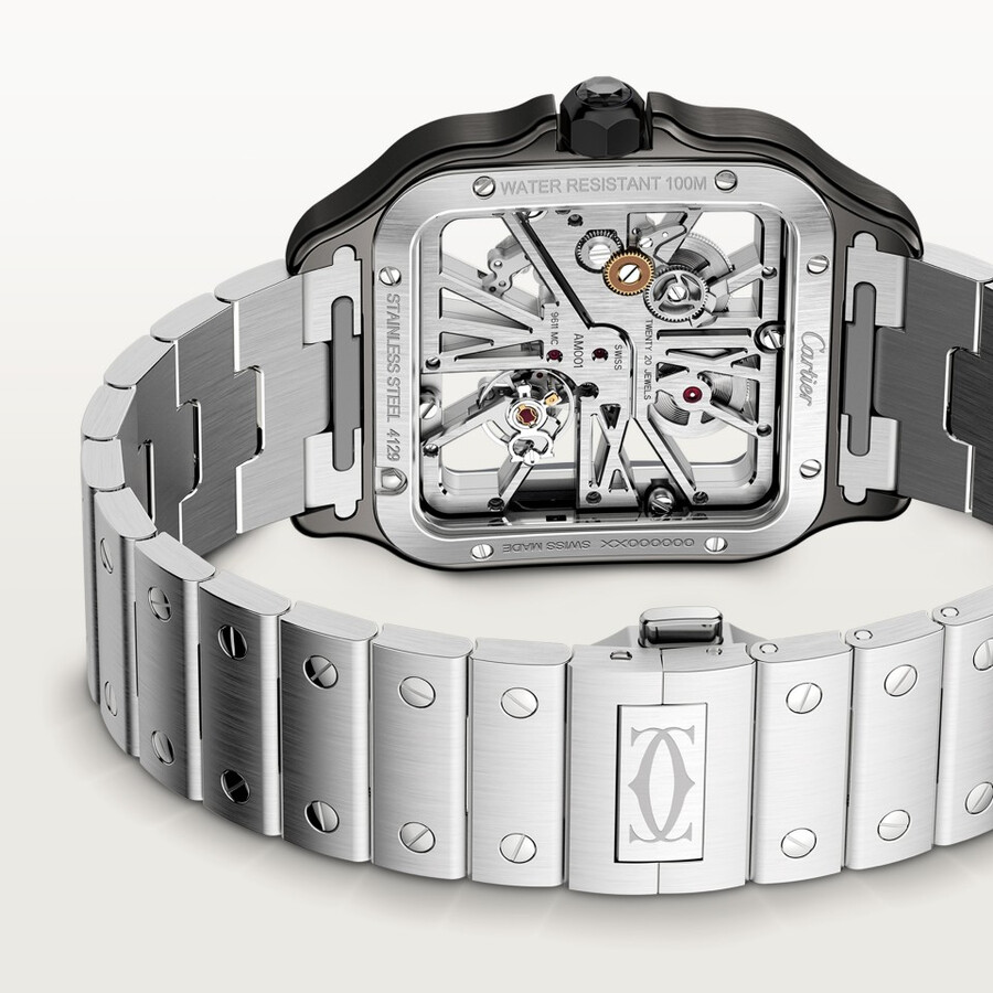 skelettuhr von santos de cartier