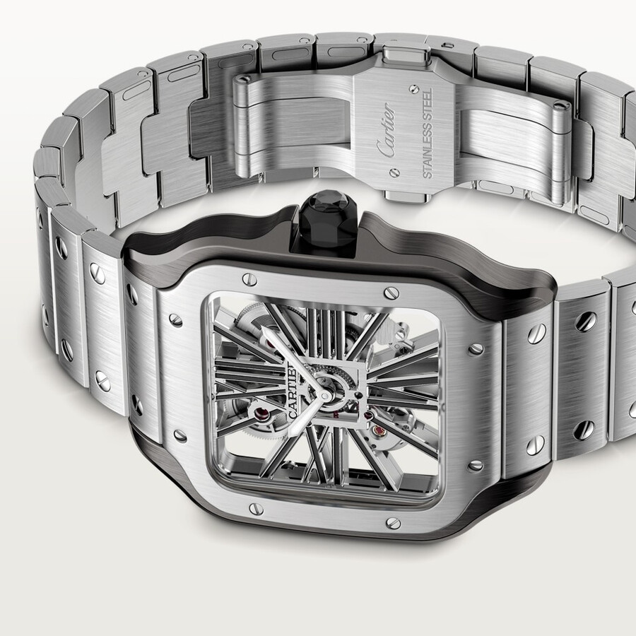 skelettuhr von santos de cartier
