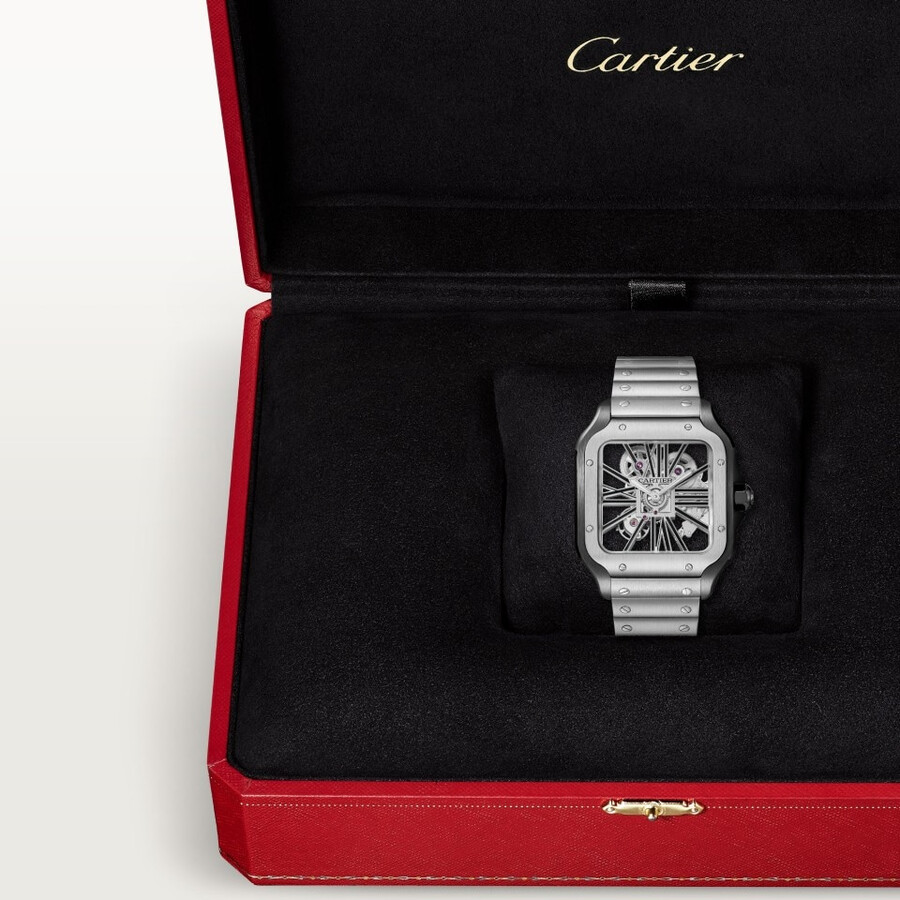 skelettuhr von santos de cartier
