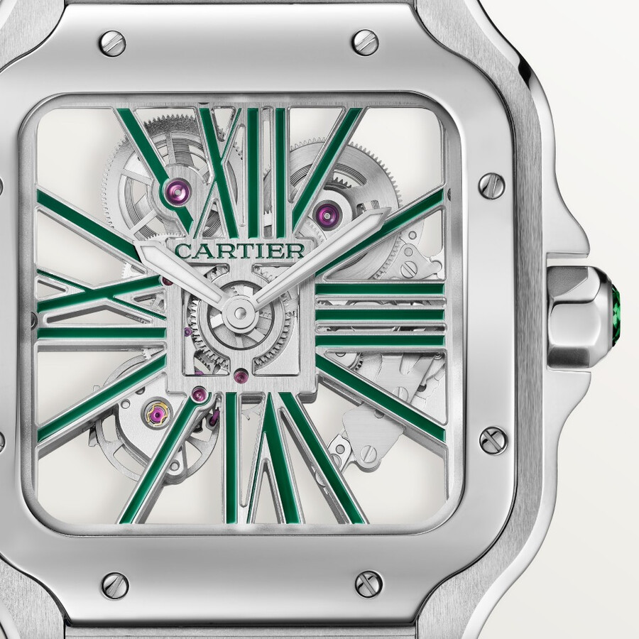 skelettuhr von santos de cartier