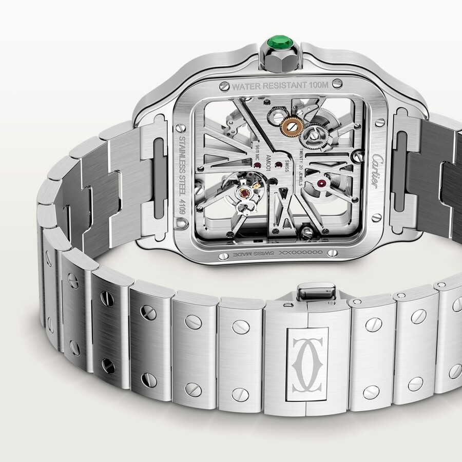 skelettuhr von santos de cartier