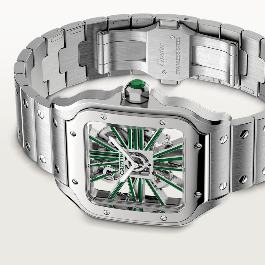 skelettuhr von santos de cartier