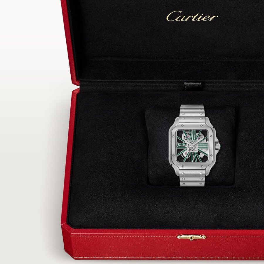skelettuhr von santos de cartier