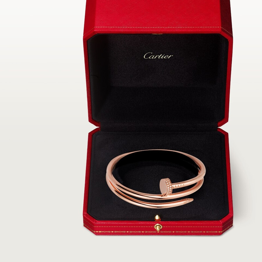 juste un clou-armband doppelt diamanten