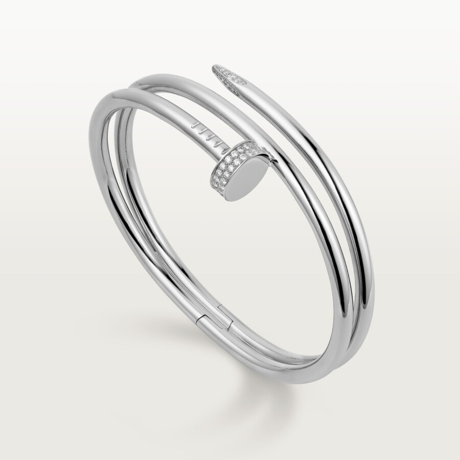juste un clou-armband doppelt diamanten