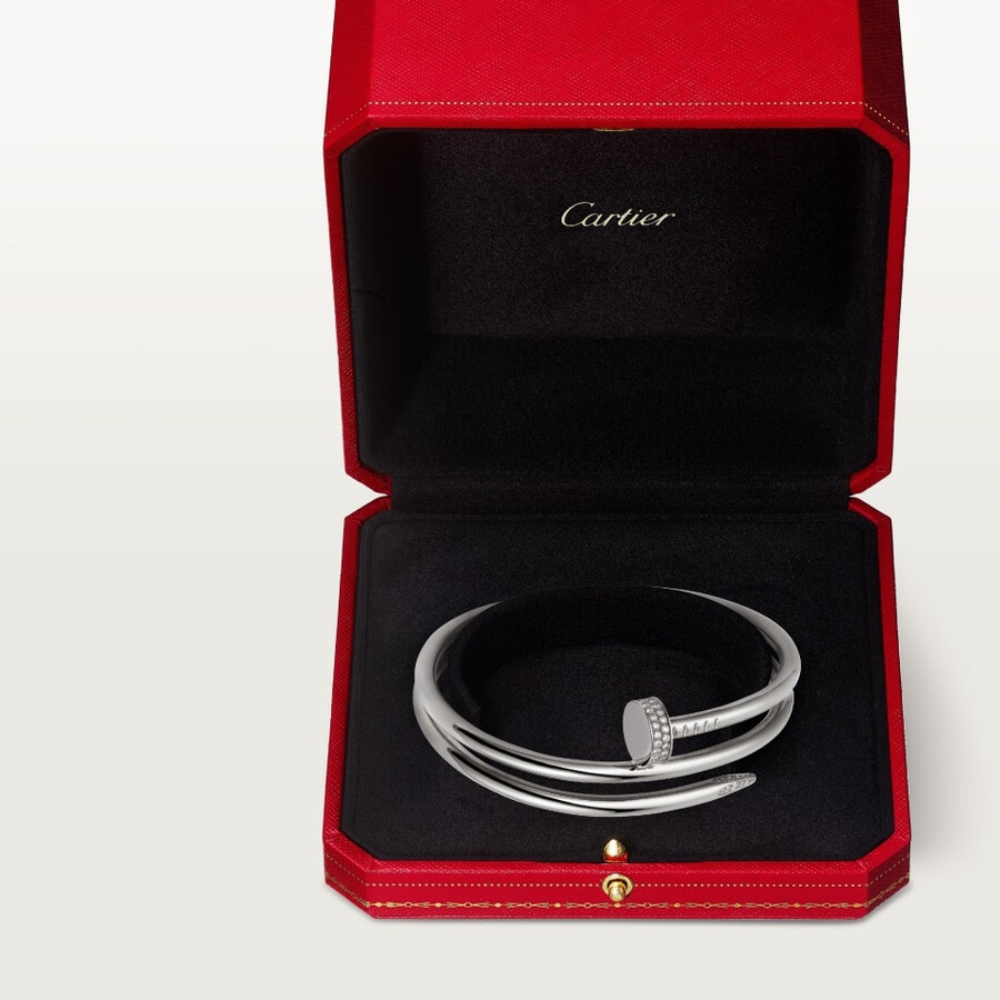 juste un clou-armband doppelt diamanten