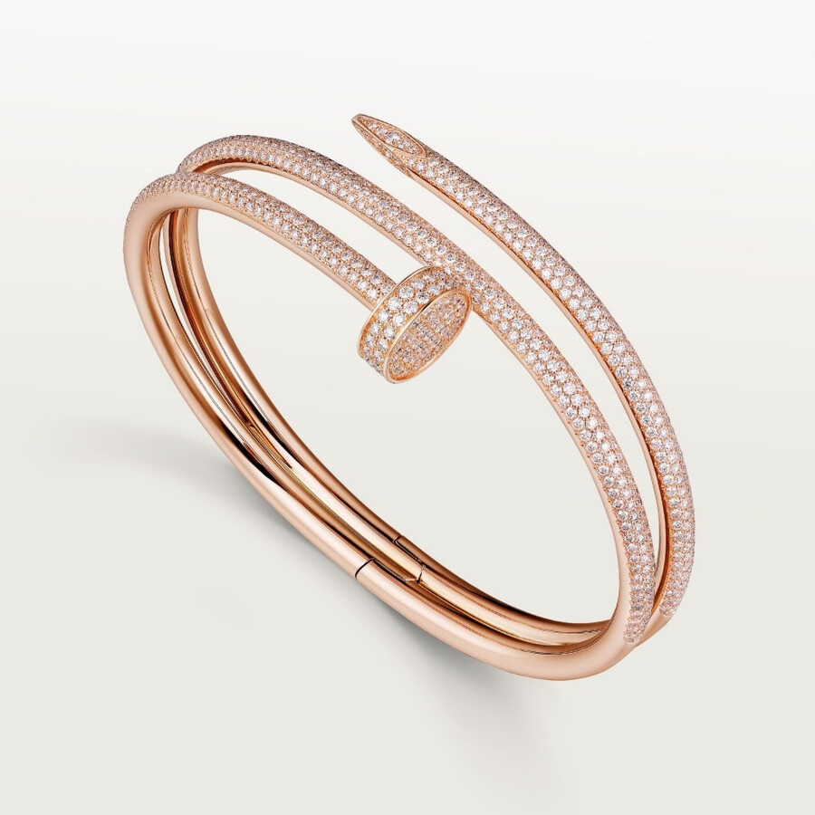 juste un clou-armband doppelt halb gepflastert