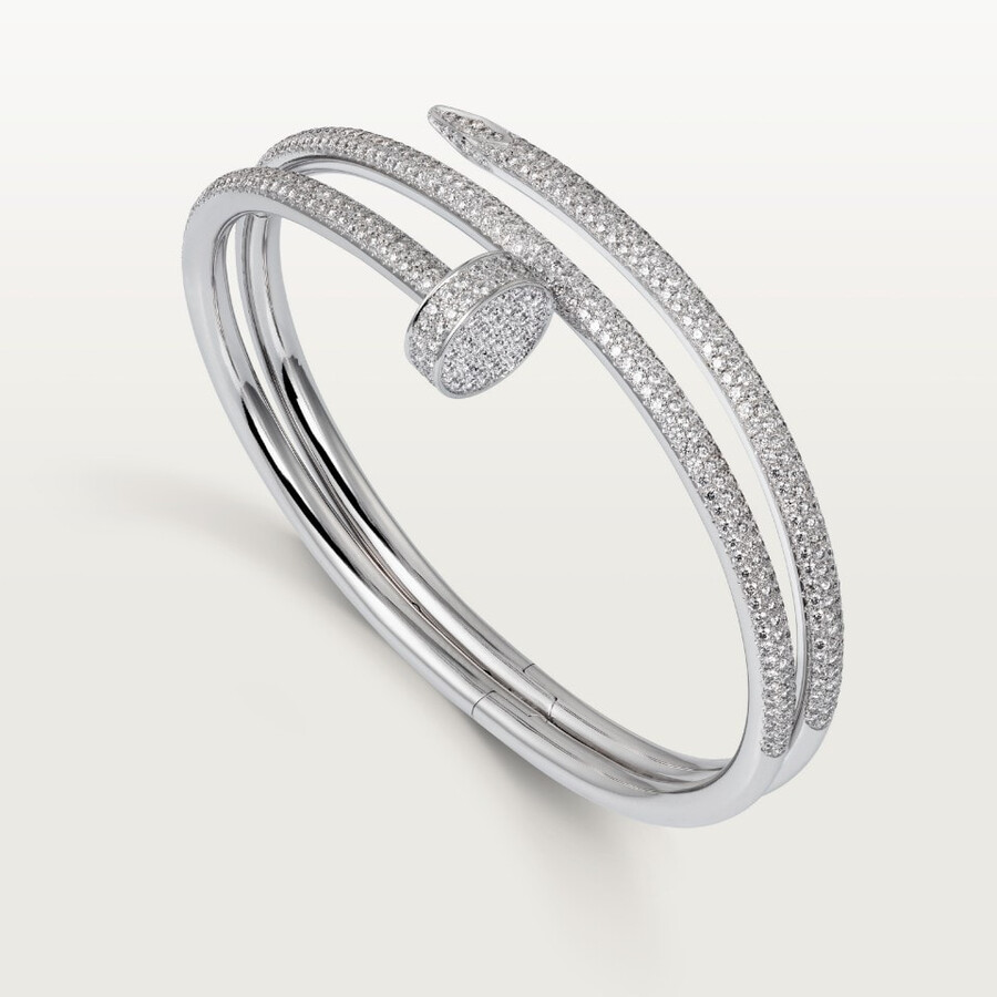 juste un clou-armband doppelt halb gepflastert