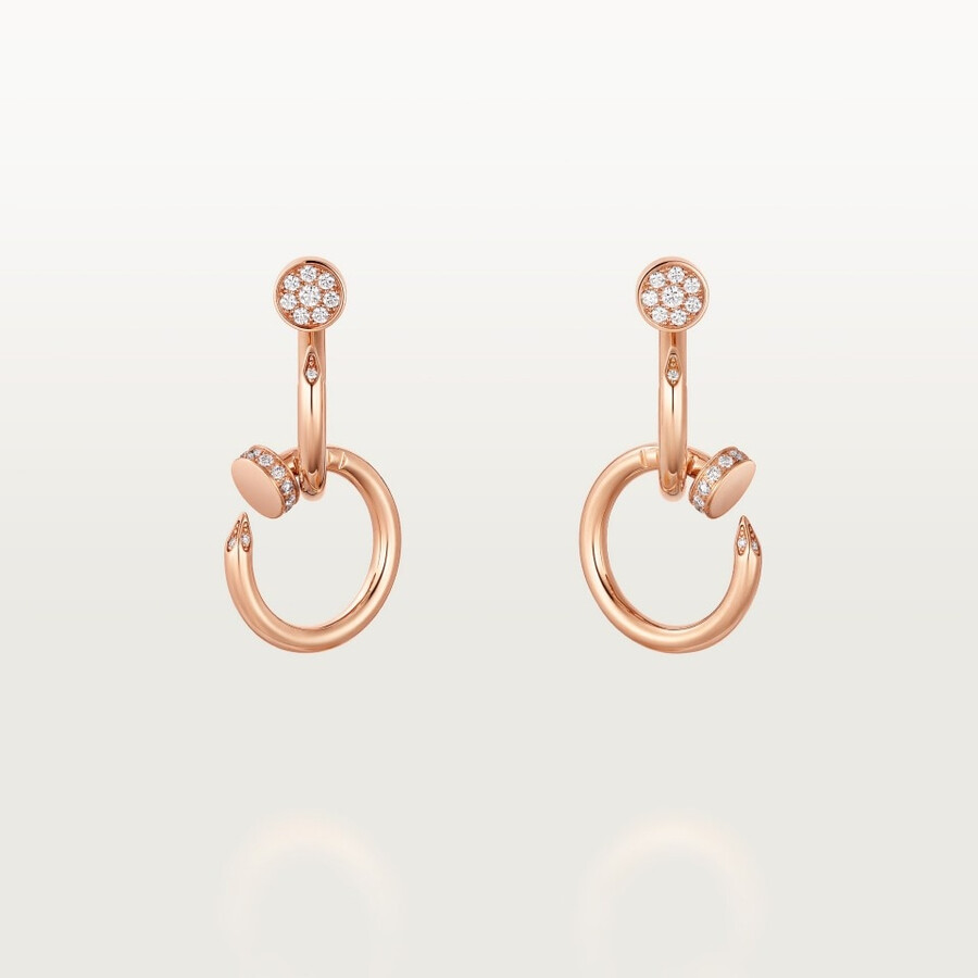 juste un clou ohrringe doppelt diamanten