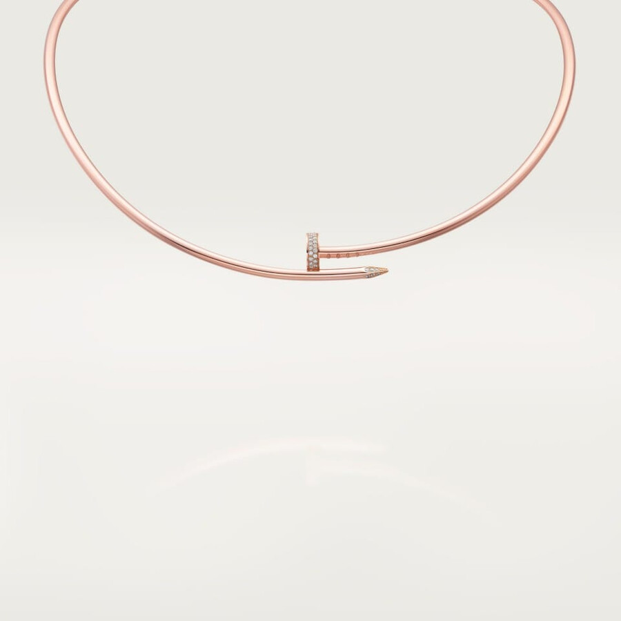 juste un clou drehmomenthalskette kleines modell diamanten