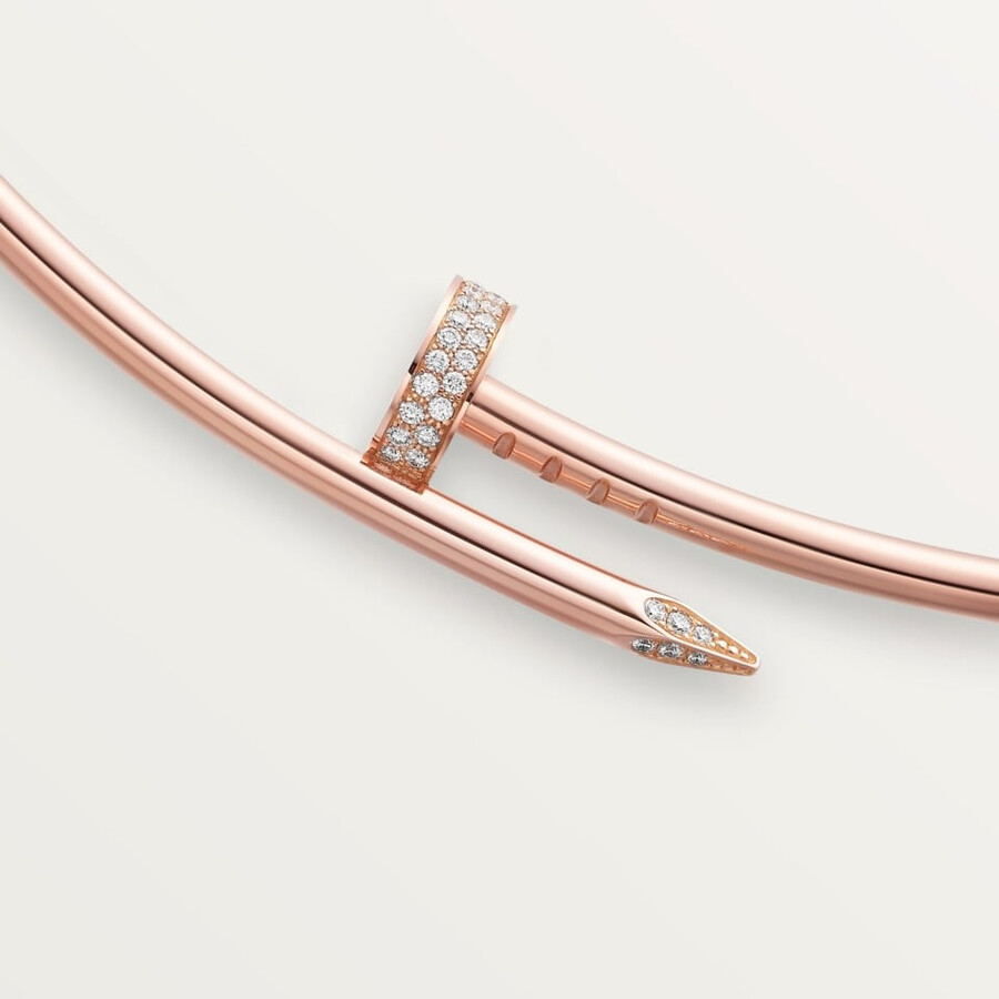 juste un clou drehmomenthalskette kleines modell diamanten
