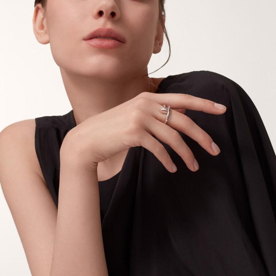 juste un clou-ring klassisches modell diamanten