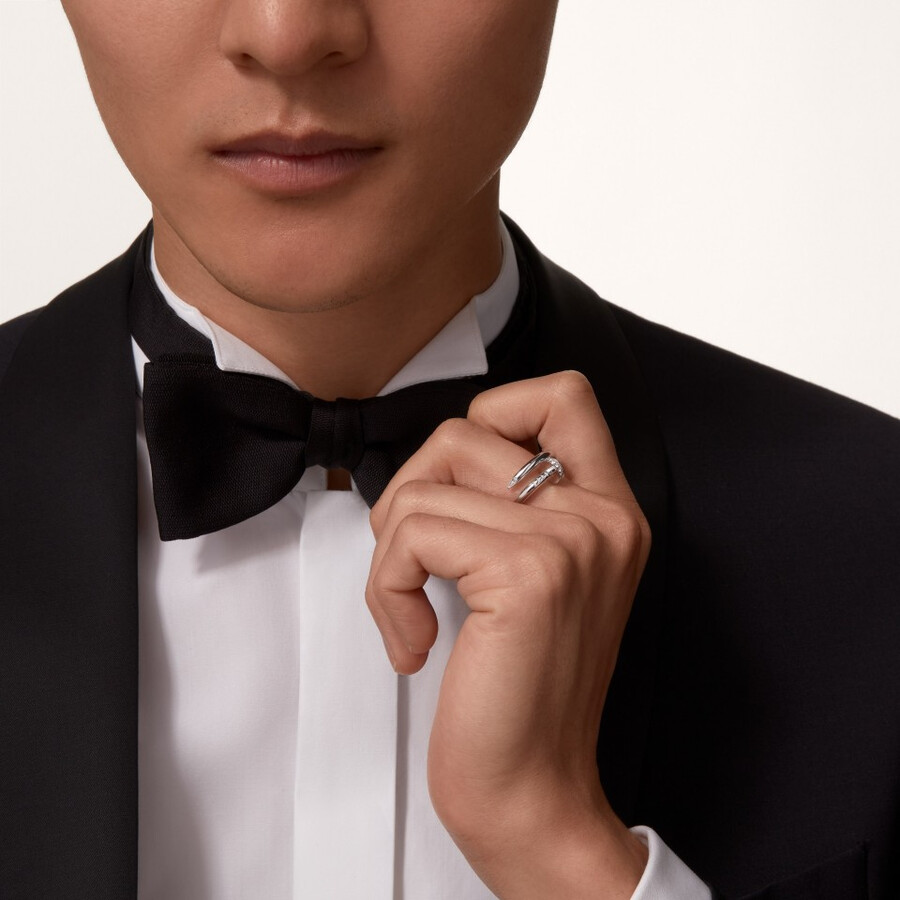 juste un clou-ring klassisches modell diamanten