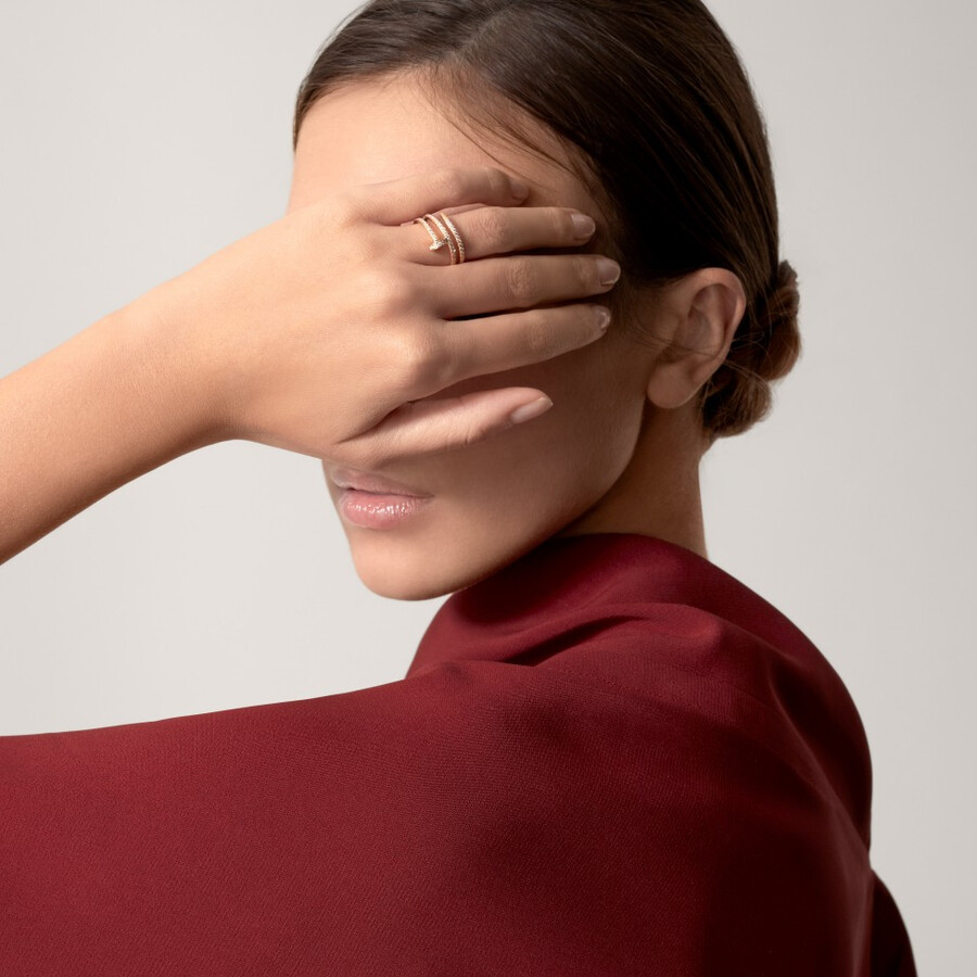 juste un clou-ring doppelt halb gepflastert