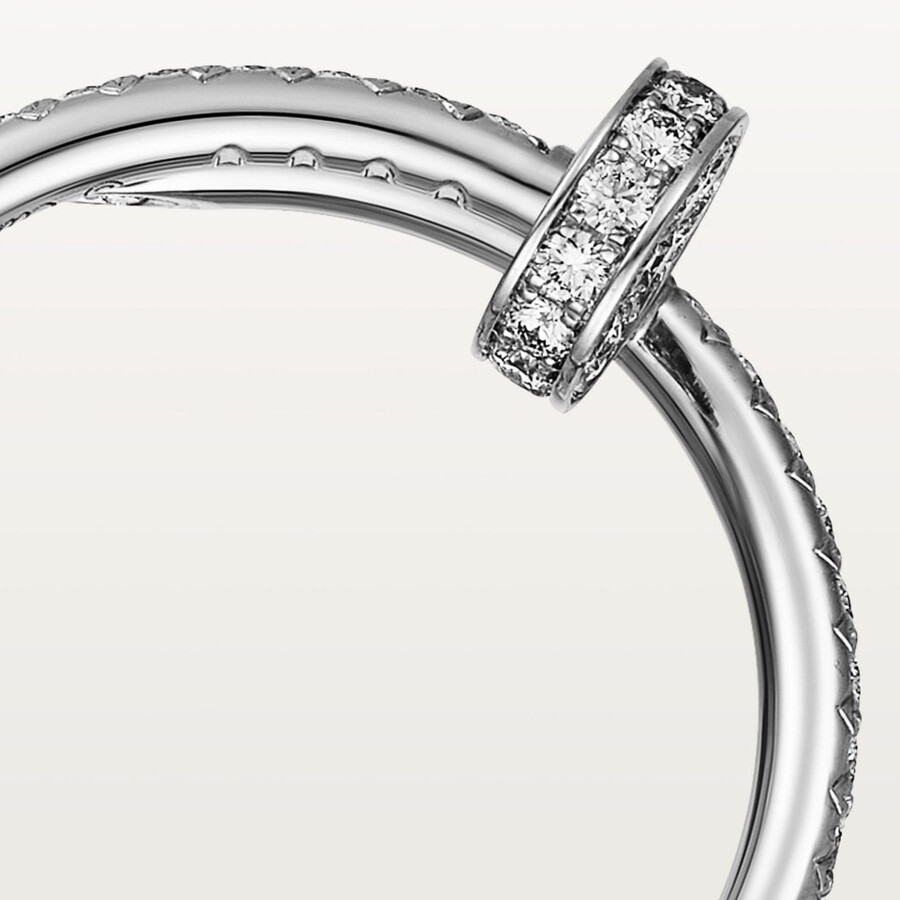 juste un clou ring kleines modell halb mit pavé-fassung