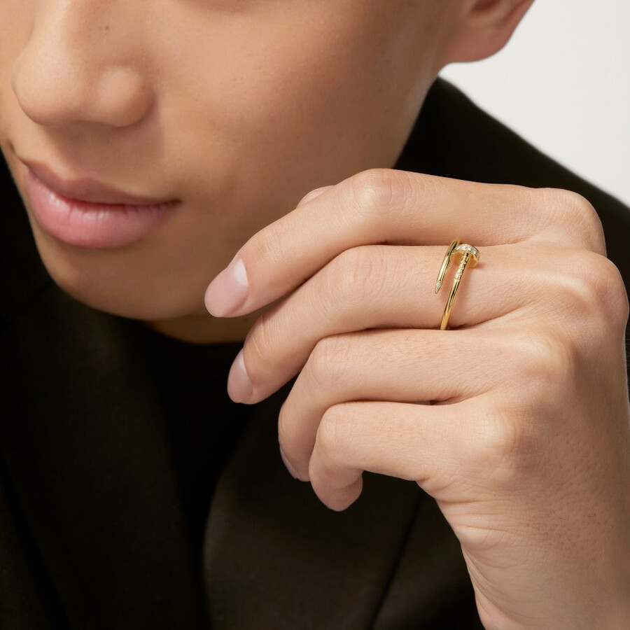 juste un clou-ring kleines modell diamanten