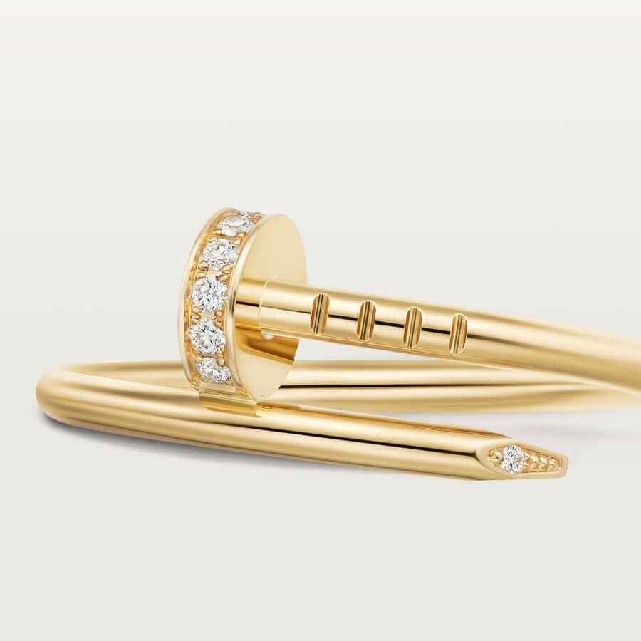 juste un clou-ring kleines modell diamanten