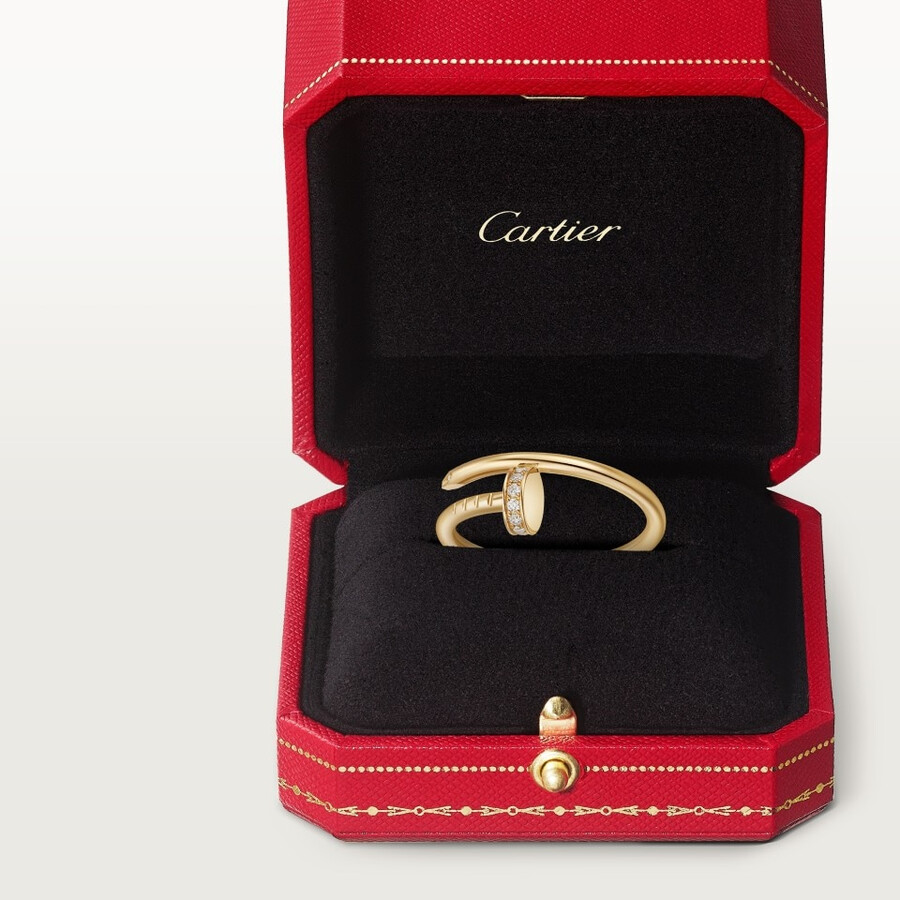 juste un clou-ring kleines modell diamanten