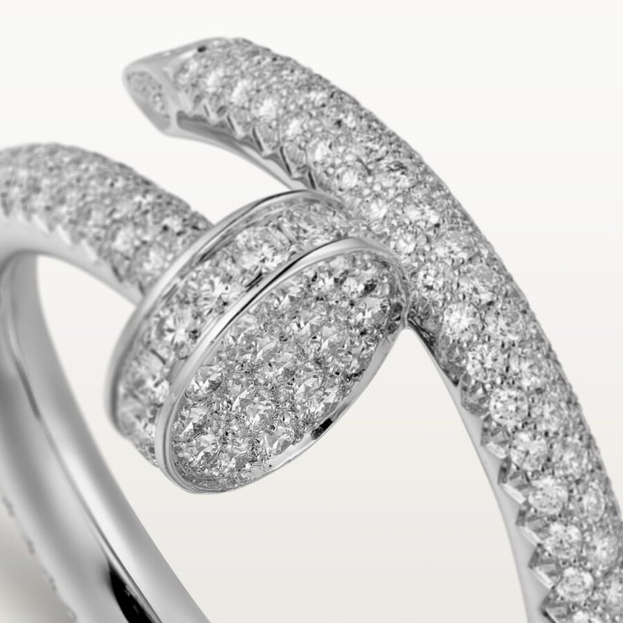 juste un clou-ring klassisches modell gepflastert