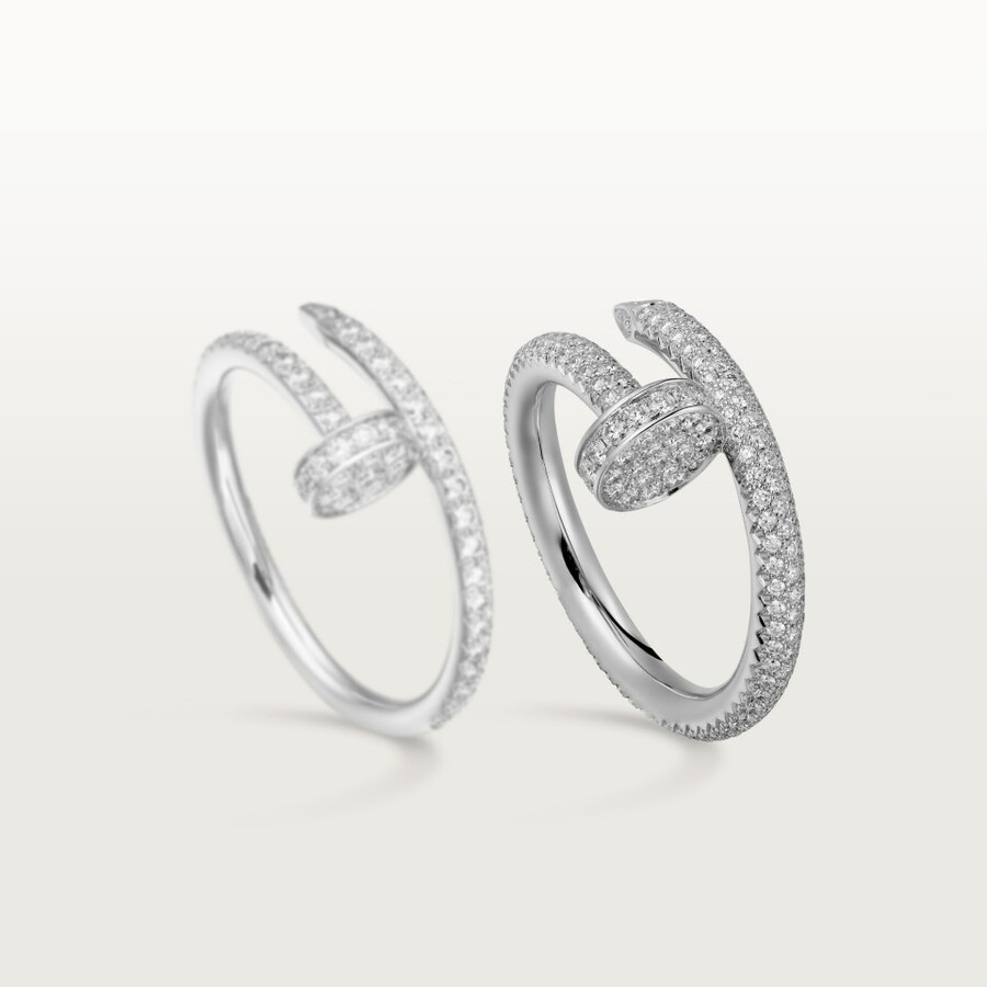 juste un clou-ring klassisches modell gepflastert