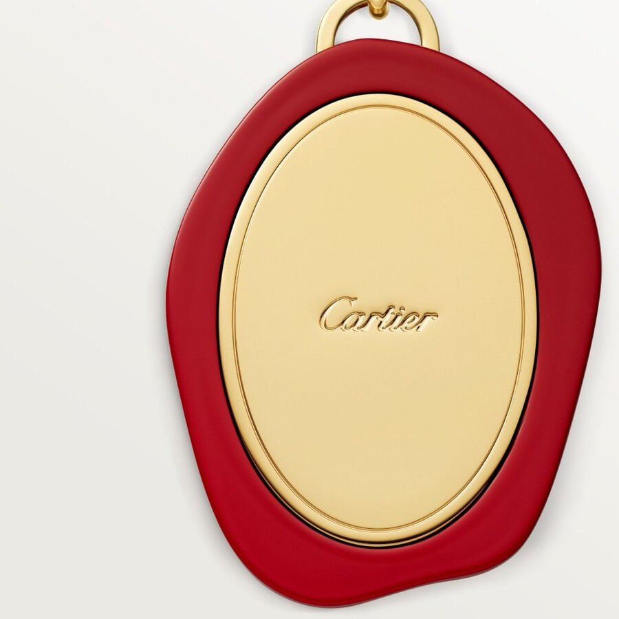 diabolo de cartier schlüsselanhänger mit wachssiegelmotiv