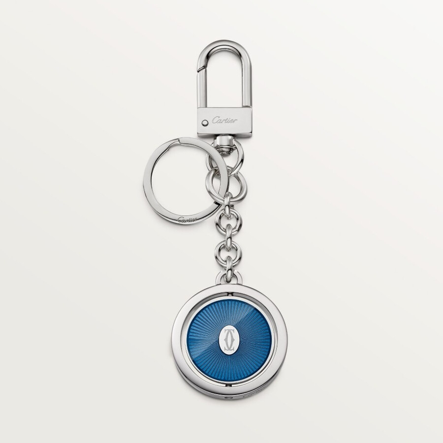 schlüsselanhänger mit doppel-c-de-cartier-logo