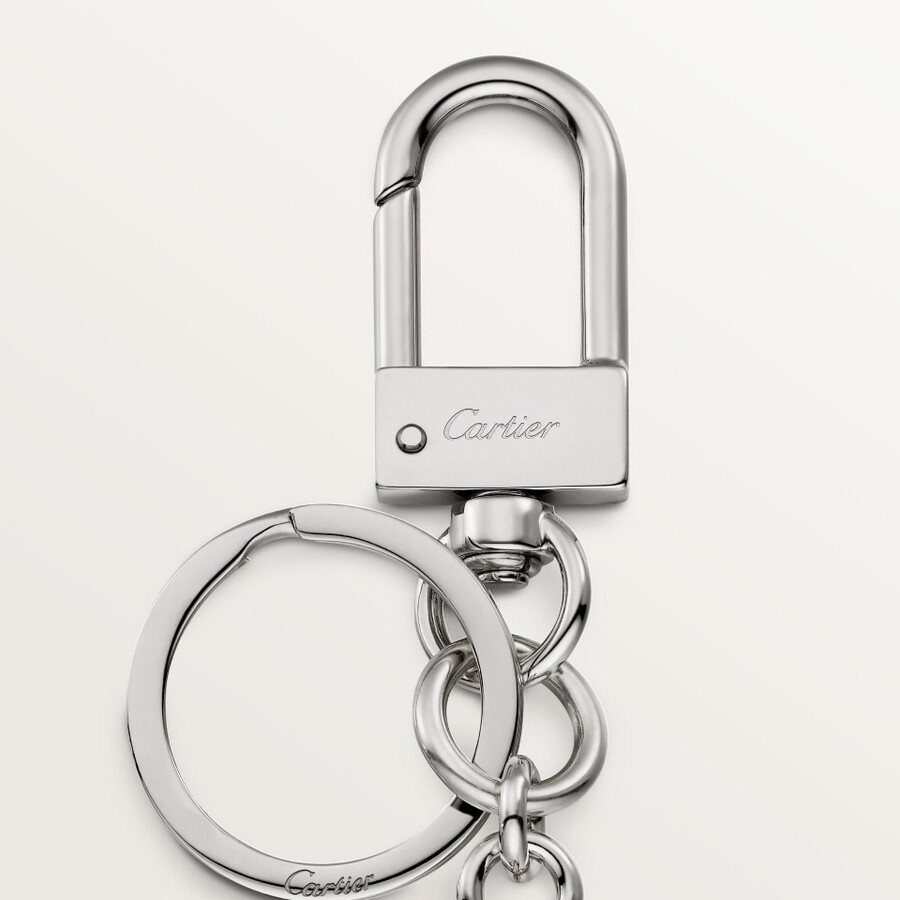 schlüsselanhänger mit doppel-c-de-cartier-logo