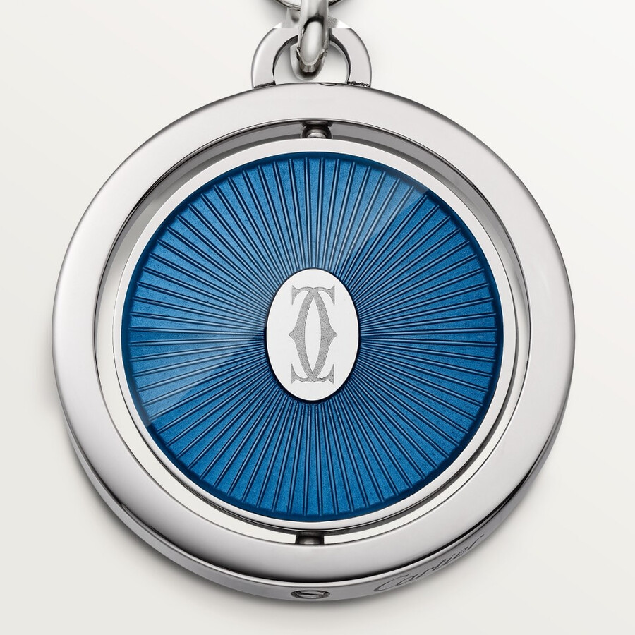 schlüsselanhänger mit doppel-c-de-cartier-logo